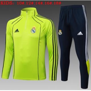 Chándal Real Madrid 2025/26 (Retro Green Half zipper) - NIÑOS